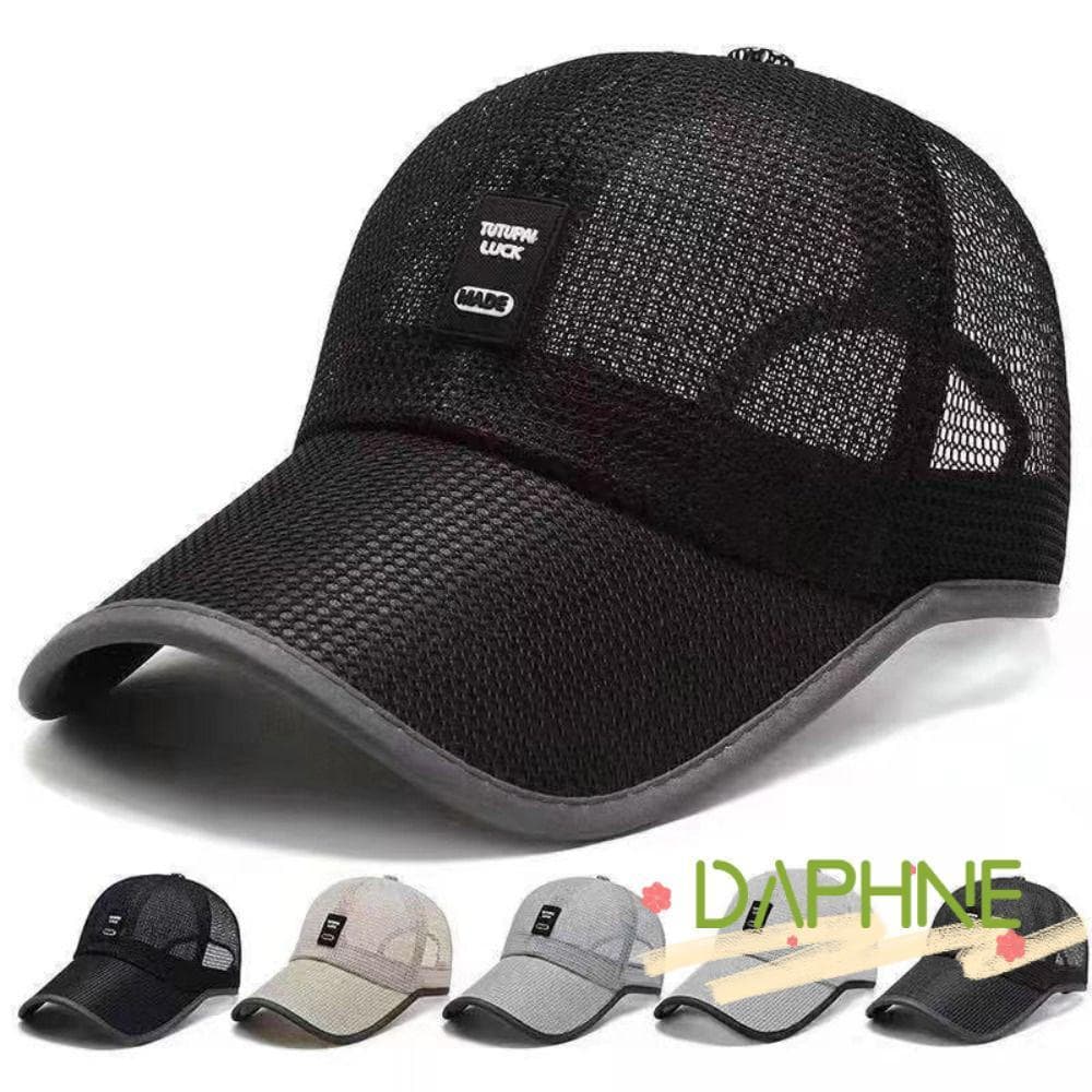 Boné De Beisebol DAPHNE , Chapéu Unissex Com Fecho Snapback , Chapéus De Pesca Respiráveis Da Moda Verão