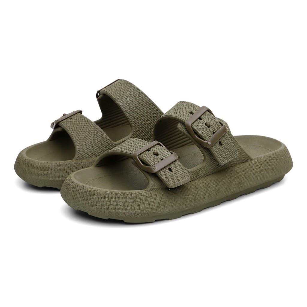 Chinelo Masculino Feminino Sandália Duas Tiras Slide Confortável Birken Fivela Antiderrapante