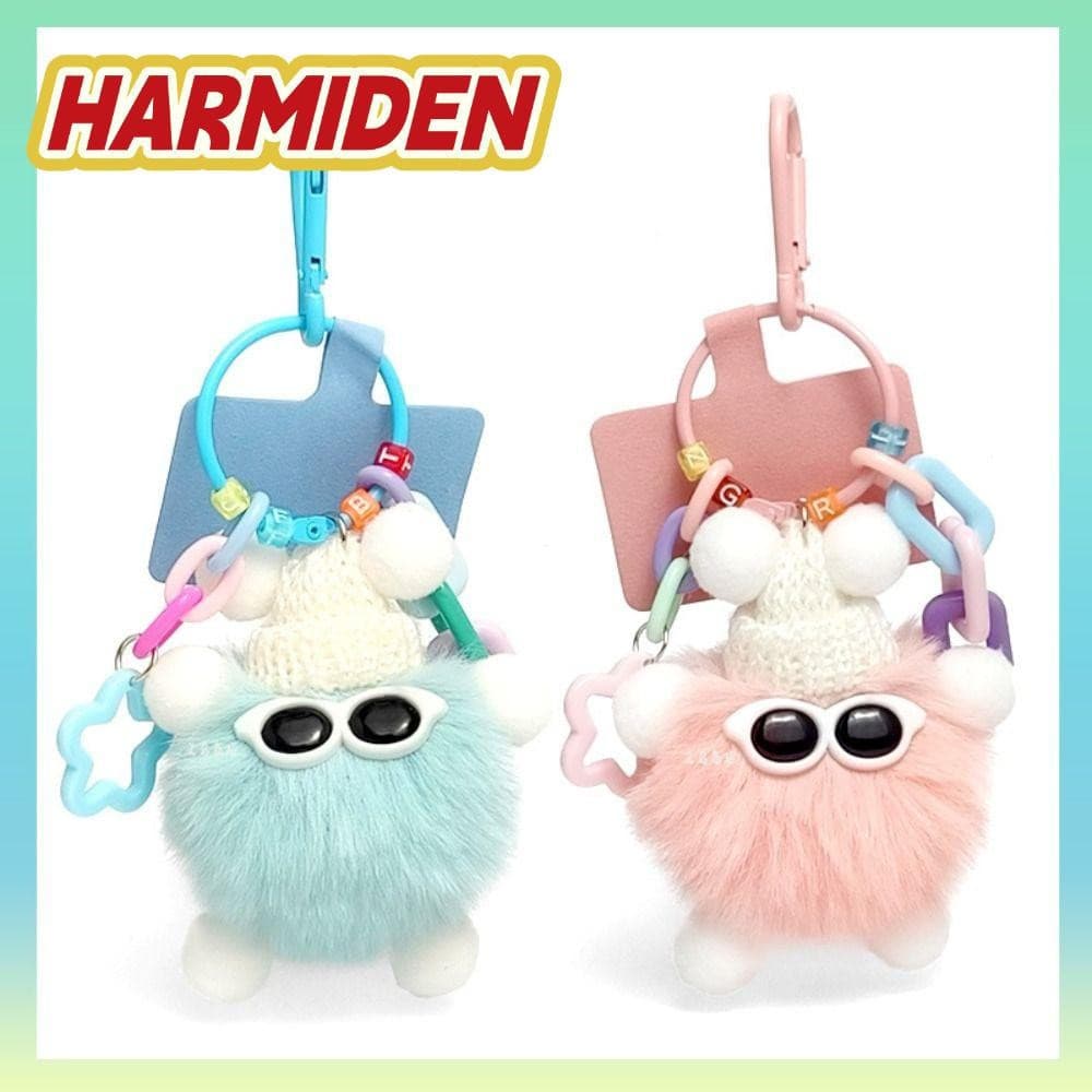 MIOSHOP Casais Chaveiro , Kawaii Moda Elf Rex Coelho Pingente De Cabelo , Amantes Diy Phone Lanyard Decoração