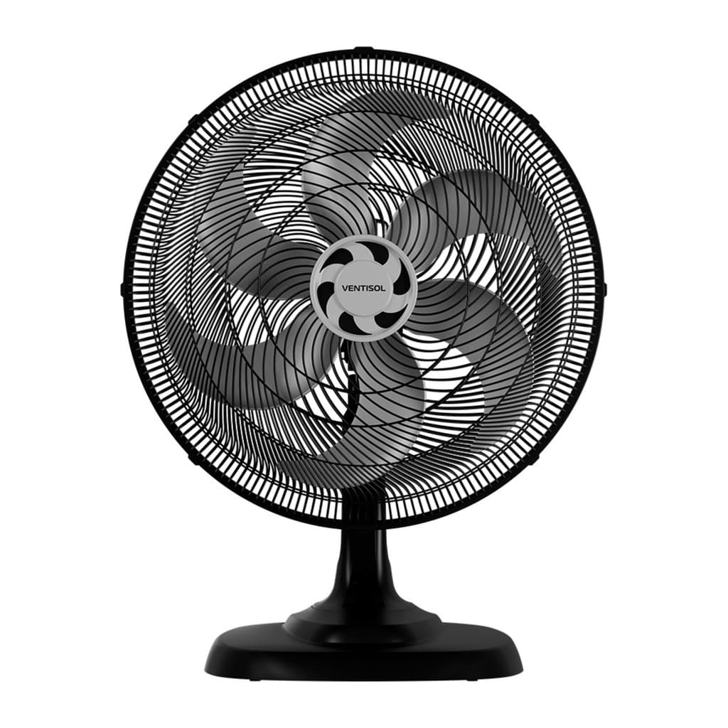 Ventilador Mesa Turbo 50cm 6p 220v Preto Ventisol