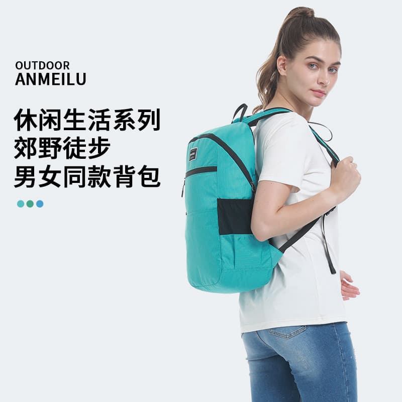 Mochila ao ar livre dos homens mochila ao ar livre leve caminhadas saco de viagem feminino estudante saco de escola