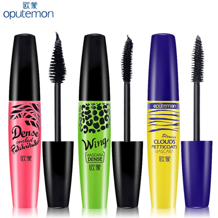 Frete grátis Eumon EU Filipinas Curling Floral Mascara Natural Longo À Prova D 'Água Não Mancha Curling Criptografado In