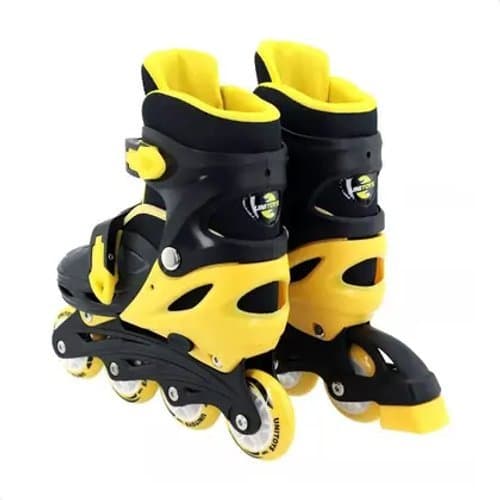 Patins Infantil Preto Com Kit Protecao Completo Capacete Joelheira Cotoveleira