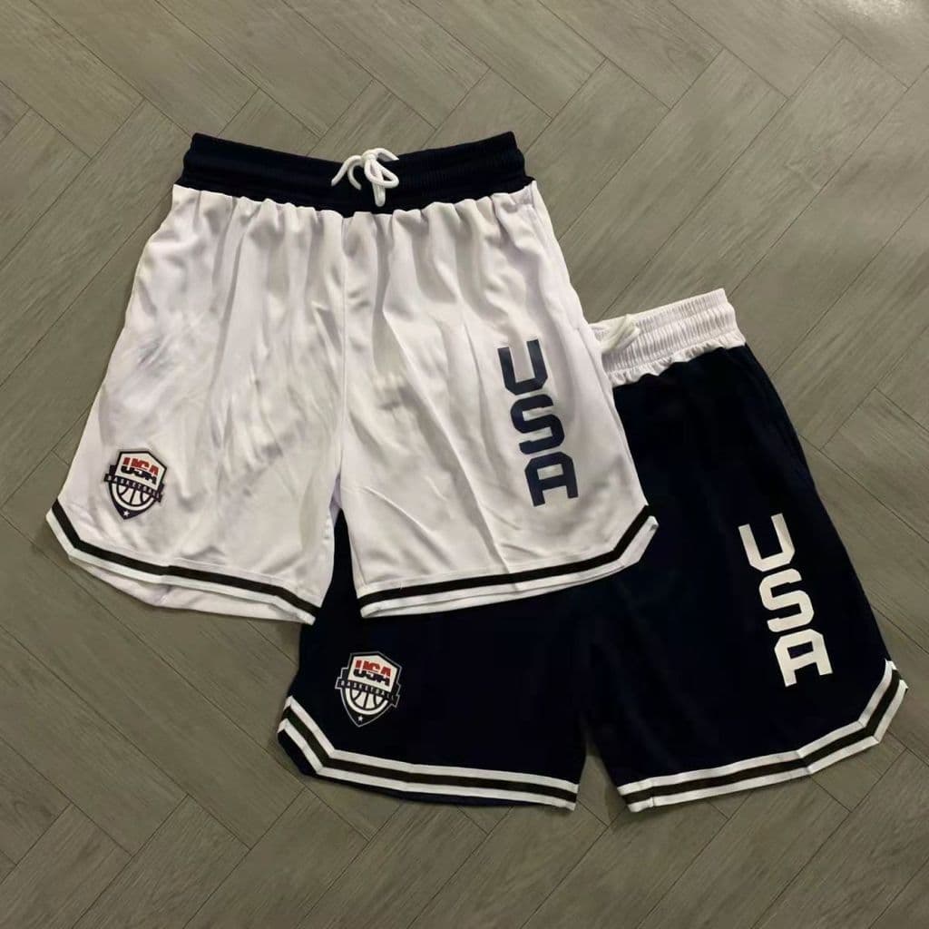 Us eua equipe americana Durant masculino americano basquete shorts de secagem rápida respirável bola shorts solto verão