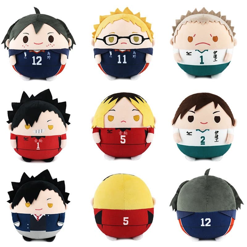 Anime Haikyuuu ! Boneca De Pelúcia Redonda hinata syouyou Oikawa Tooru kageyama tobio Kenma Kei Tsukishima Presente De A
