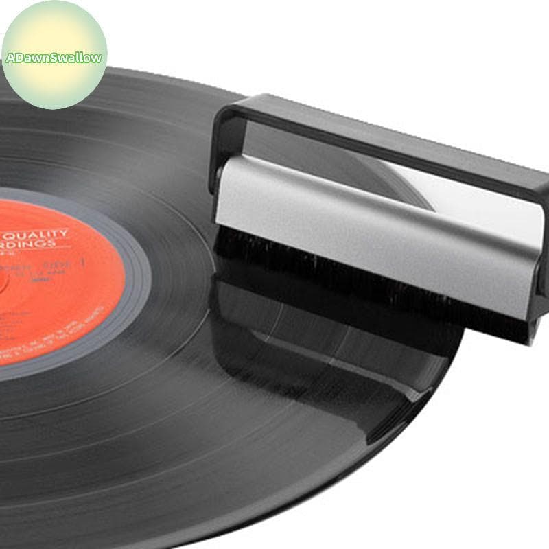 ADS Escova De Limpeza De Discos De Vinil Antiestática De Fibra De Carbono LP Record Turntable BR