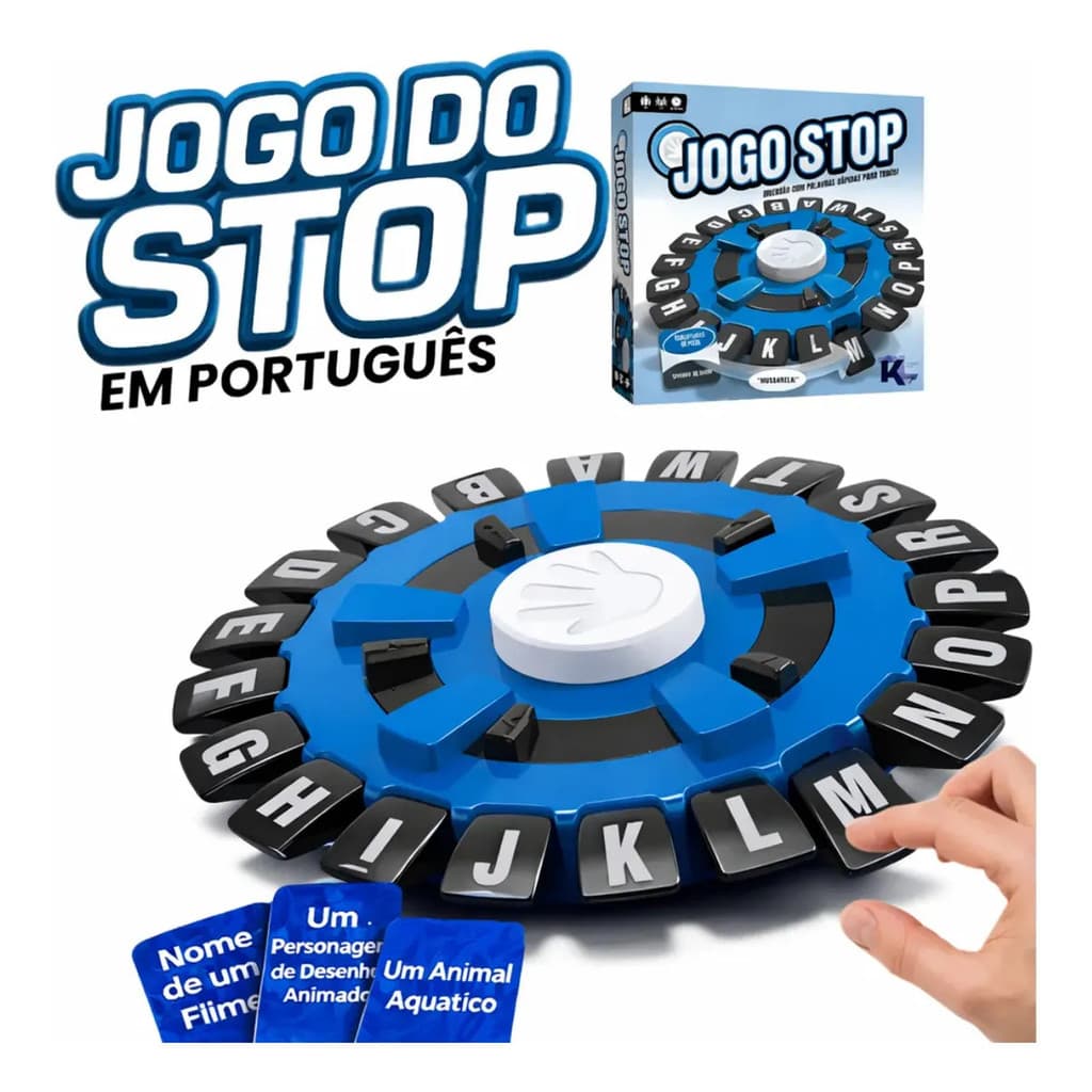 Jogo De Palavras Tapple Stop Em Português Adedonha Temporizador Tabuleiro Teclas E Letras Educativo Infantil Interativo