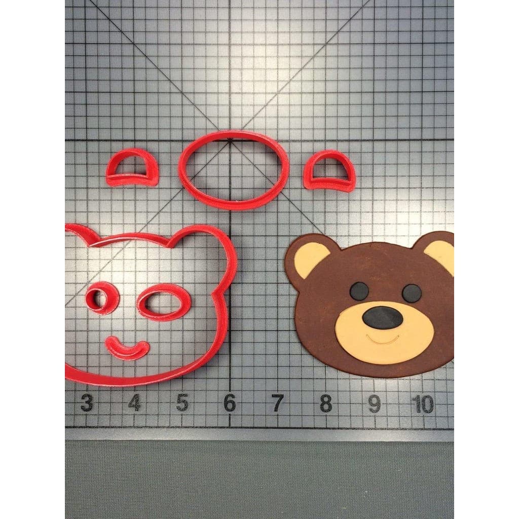 Molde de urso dos desenhos animados molde de pão molde de biscoito vapor bun padrão molde de pão suplemento alimentar do