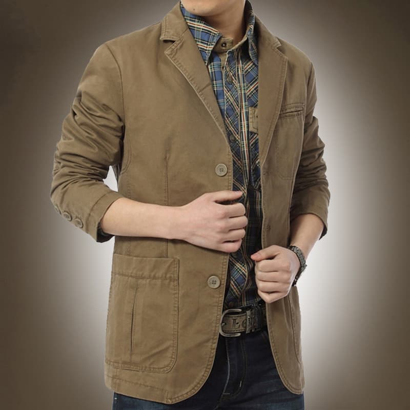 Primavera outono novo estilo jaqueta masculina jaqueta superior Casual solto tamanho grande terno colarinho juventude be