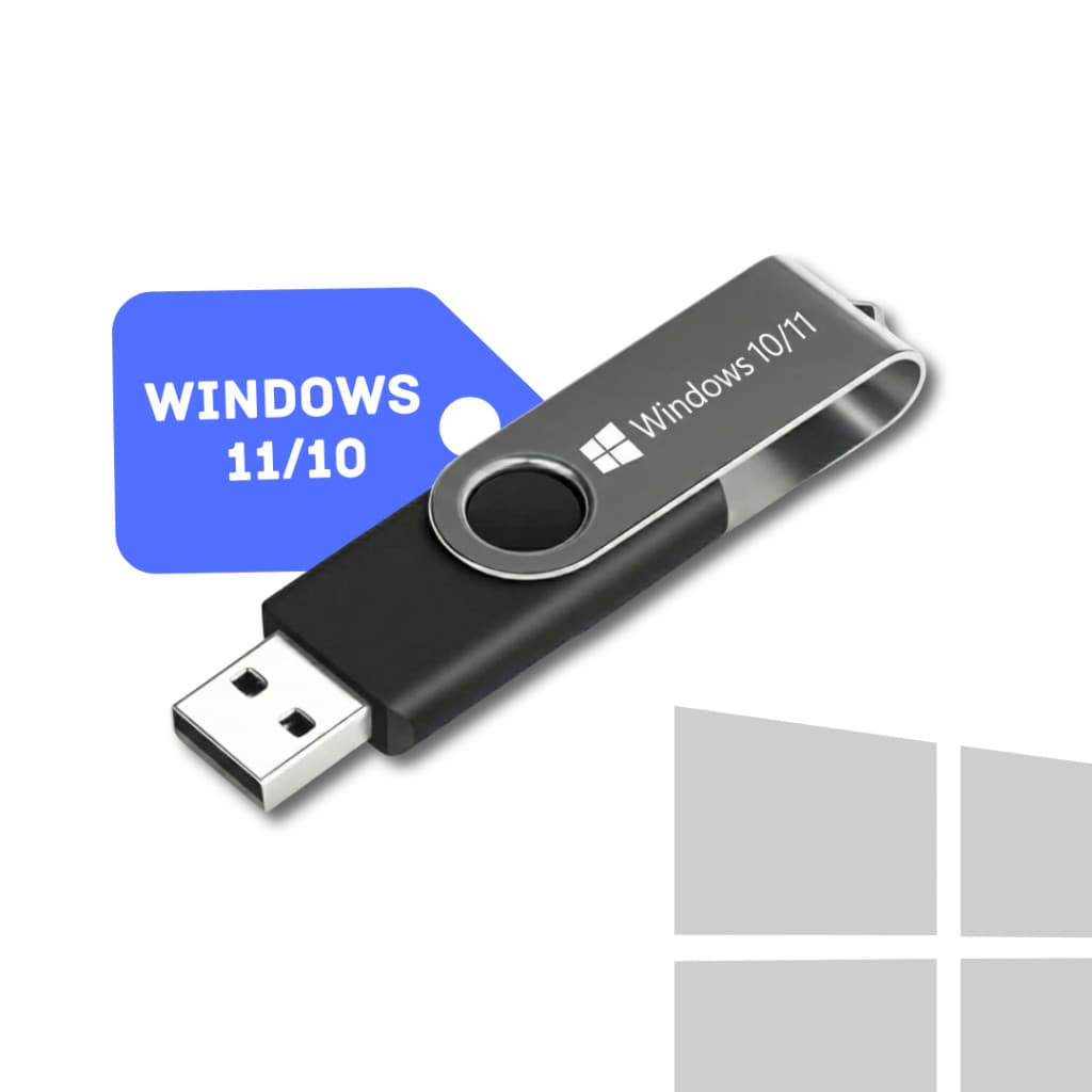 Pendrive 32GB USB 2.0 Para Formatação (Win 10 e 11 + Pacote Office)