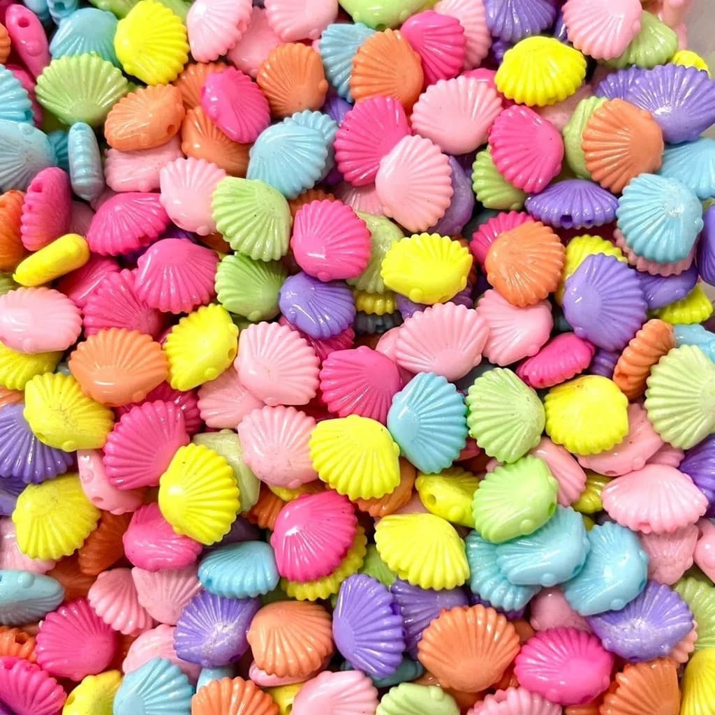 90 Pçs Miçangas Cor Mágica Para Criança Concha -50g-bk