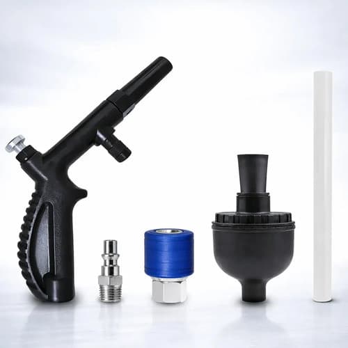 Kit Bico Gerador Espuma Para Compressor Pulverizador Lava Jato Preto - Mendexz