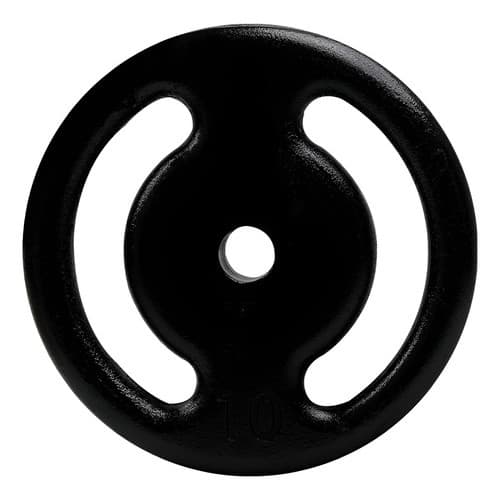 Anilha 1kg Pintada Preta Vazada 28mm Peso Academia Fitness