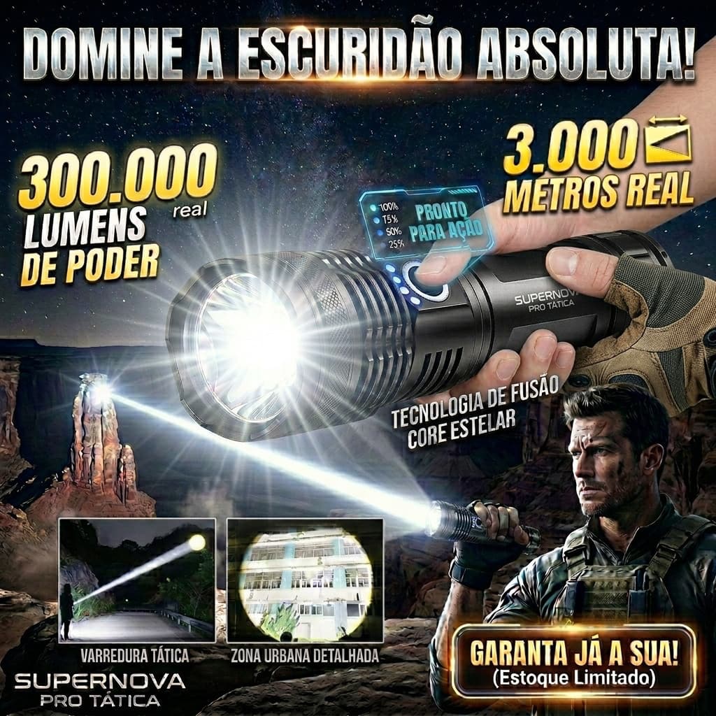 Lanterna LED  mais poderosa 30000000LM forte  luz táctica tocha grande luz recarregável