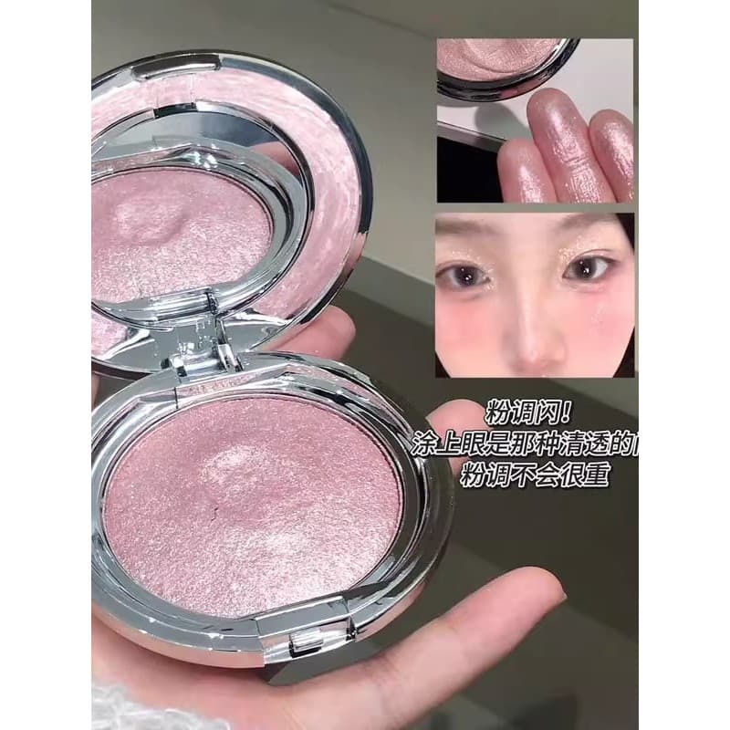 Grande capacidade!Brilho de água alto brilho creme monocromático rosto iluminando Strobe pérola fino brilho sombra Blush