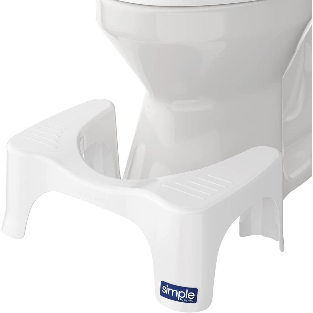 Banquinho para Banheiro Squatty Potty Simple Curve 7" Branco