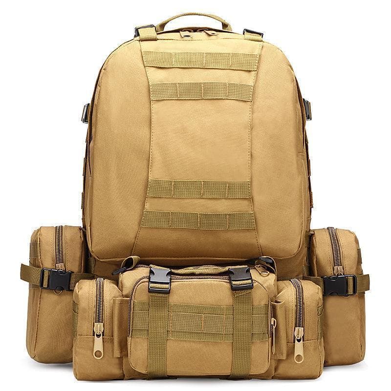 Masculino acampamento militar ventilador viagem ao ar livre multifuncional combinação mochila saco de combinação tática