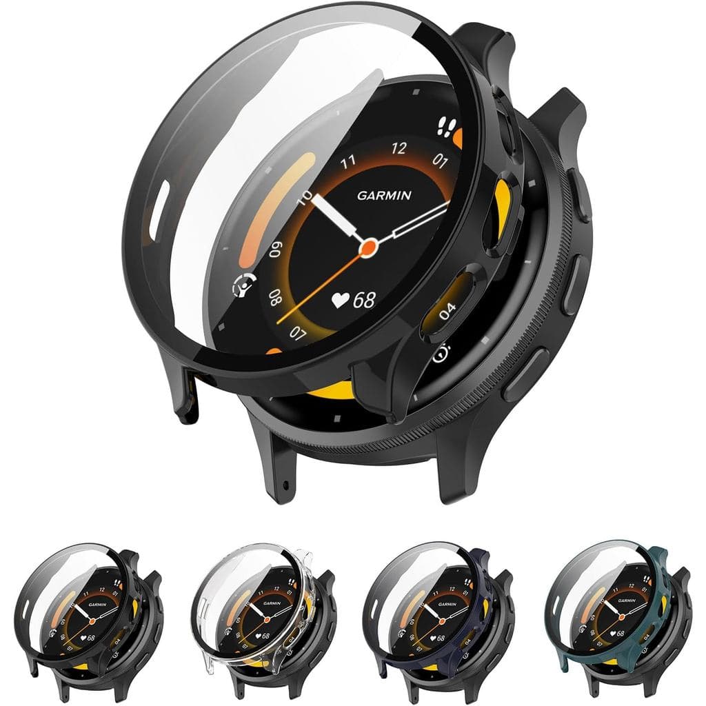 Protetor de Tela Venu 3 Compatível com Smartwatch Garmin Venu 3 de 45mm, Capa Protetora Ultra-Fina de PC Rígido para Vid