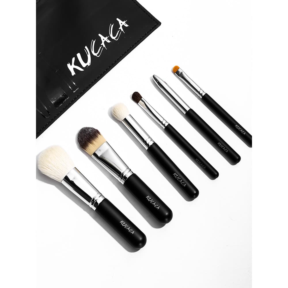 [Estoque pronto] KUCACA Premium Basic Makeup Brush Conjunto de seis pacotes