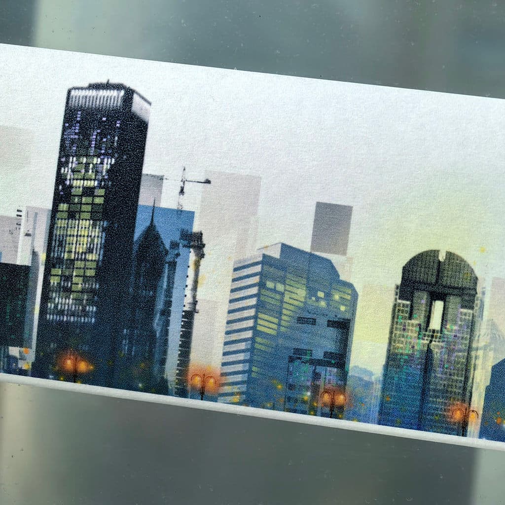 OKMT novo sete dias Zixia sala boa noite cidade rua trilha Washi manual de óleo especial decoração paisagismo fita