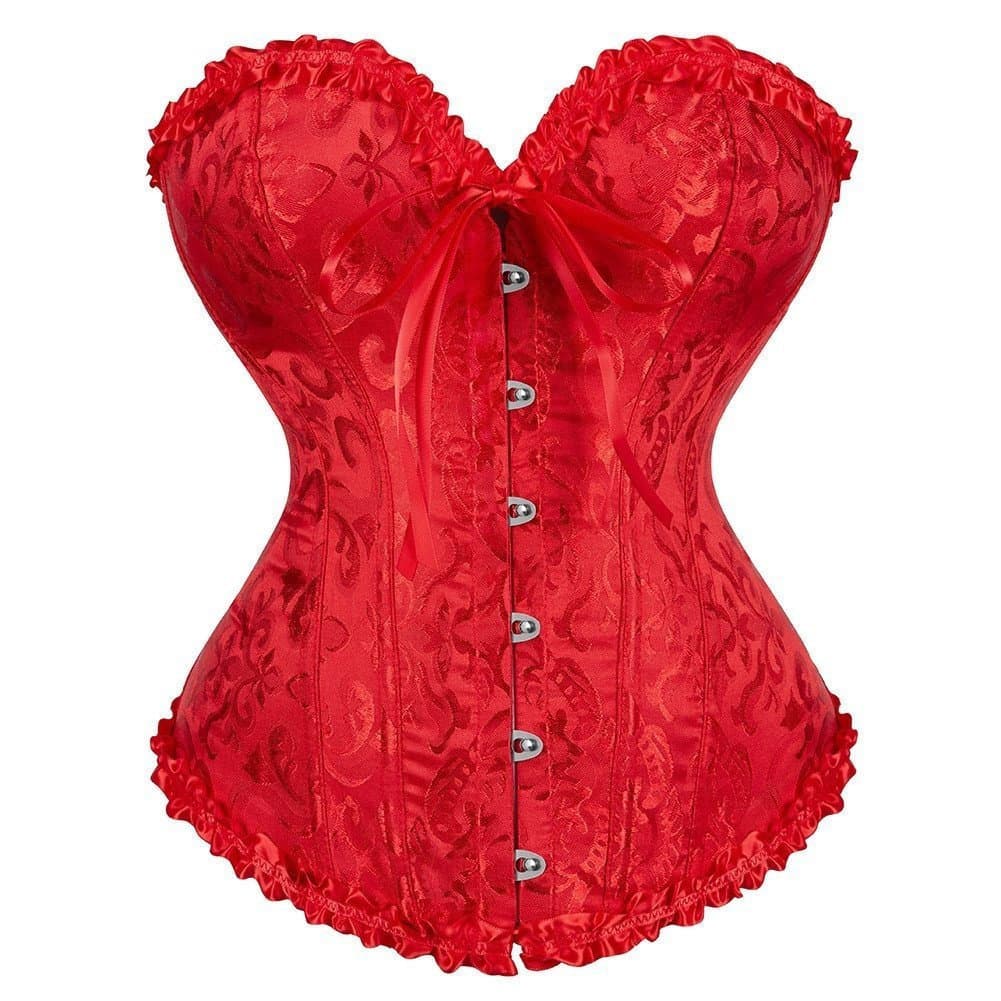 Espartilho Feminino Floral Corpete Mulletes Renascentista Vintage Bustier Top Traje Halloween