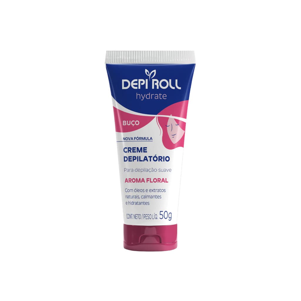 50g - Creme Depilatório Buço Hydrate DepiRoll