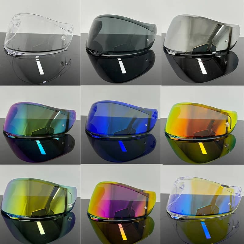[2025NOVO] Novo estilo de viseira multicolorida para capacete de motocicleta AGV K1 K3 SV K5, óculos de capacete de moto