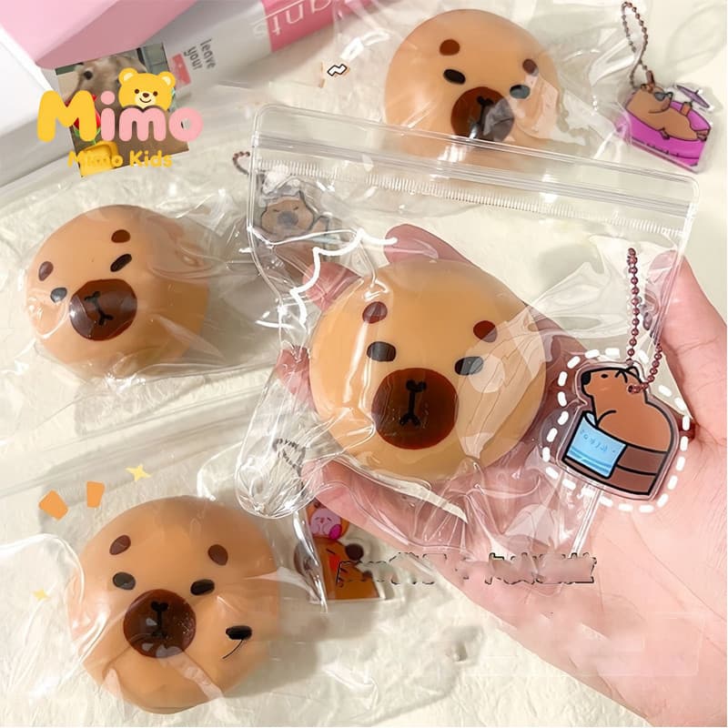 Squishy Capivara Brinquedo Anti-Stress Bonito/De Aperto Fidget Brinquedos Ante/Pop It/Grande/Mochi