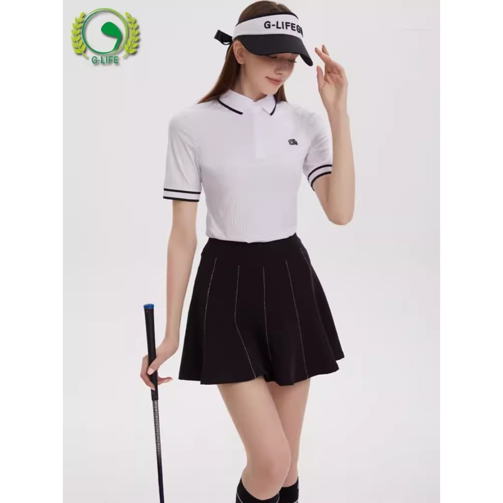 G G-LIFE24 novo estilo de golfe feminino Super mais magro olhar verão terno feminino glof roupas femininas bola camisa t