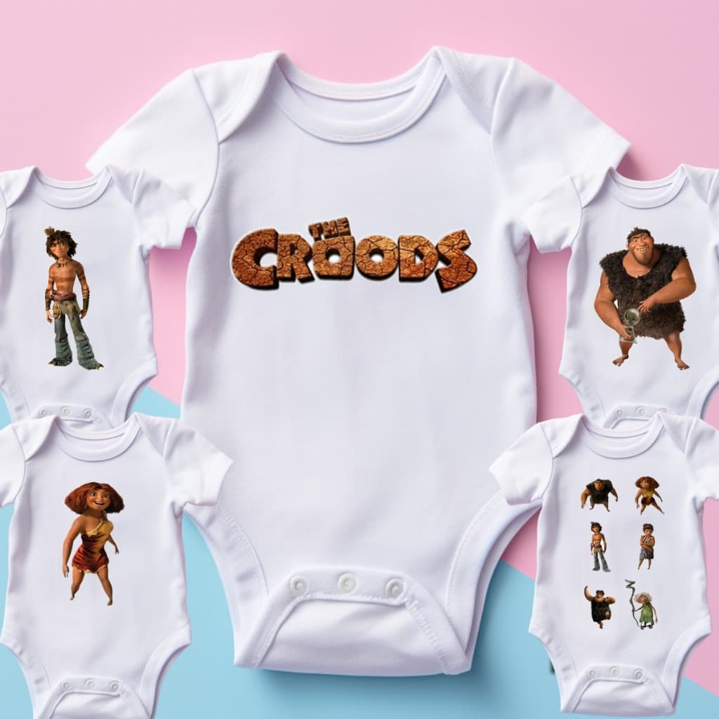 Body Os Croods e Personagens Personalizado | Roupinha Criativa para Bebê ! Preço baixo
