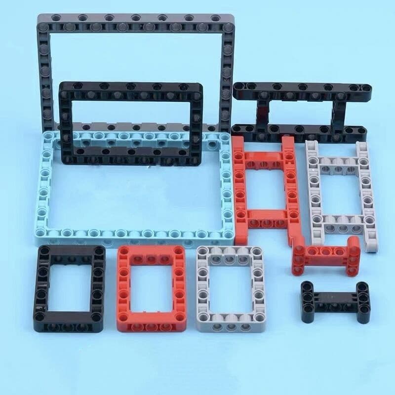 Compatível Com Os Blocos De Construção Lego Braço De Furo EV3 39790 Partes 64179 5x7 Square Beam 64178/39794 Pequenos Ac