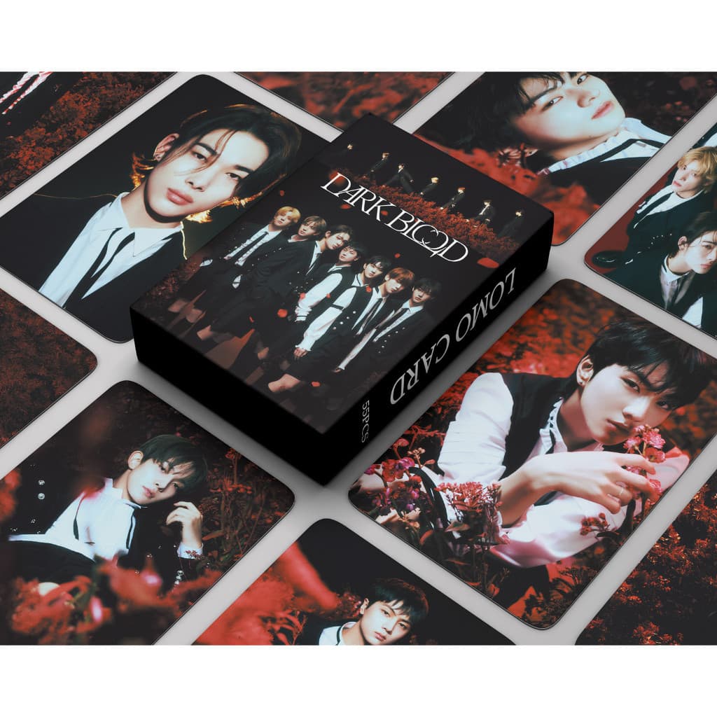 Kpop 55 Pcs ENHYPEN Photocard DARK BLOOD Álbum LOMO Cartão Postal