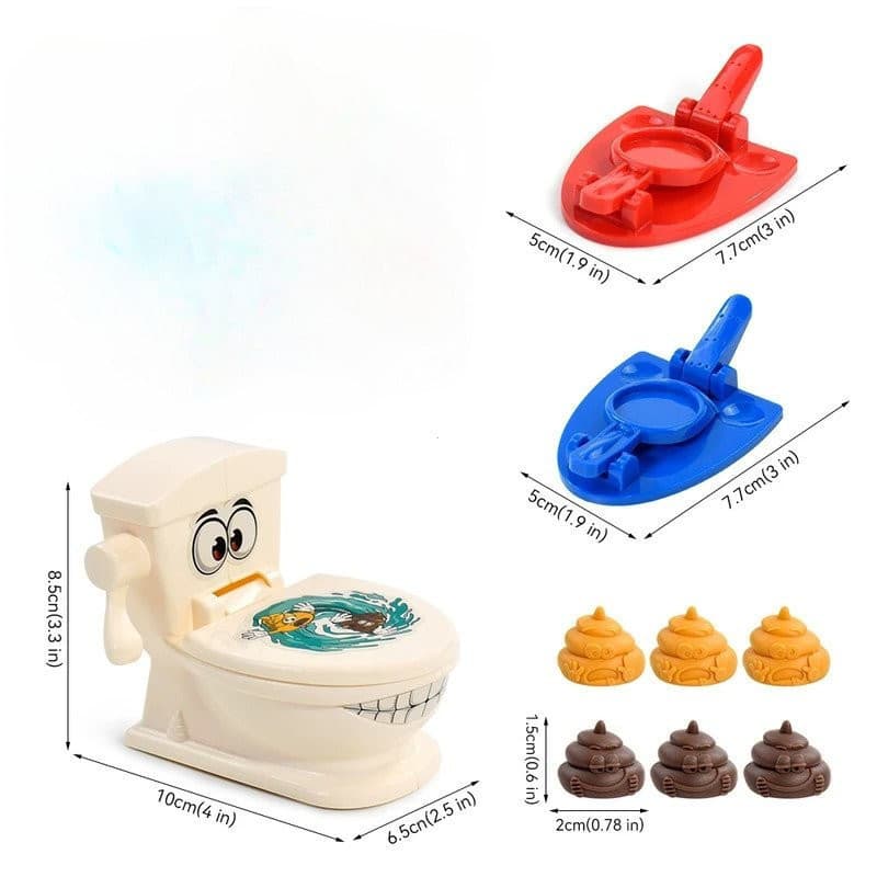 Mini Brinquedo de Alívio de Estresse para Banheiro, Brinquedo Interativo para Dois Jogadores, Jogo de Tabuleiro, Batalha