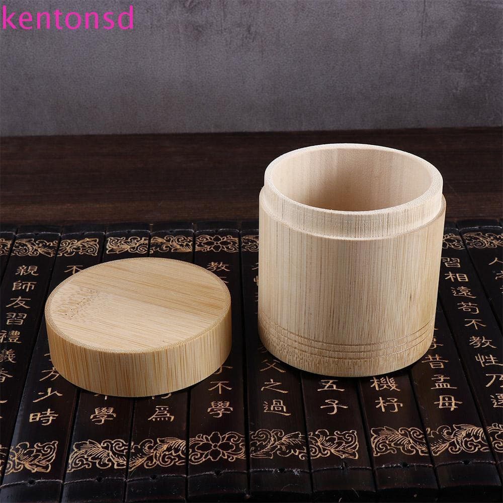 Tubo De Vasilha De Chá KENTONSD Garrafa Ecológica Com Tampa Recipiente Artesanal De Bambu