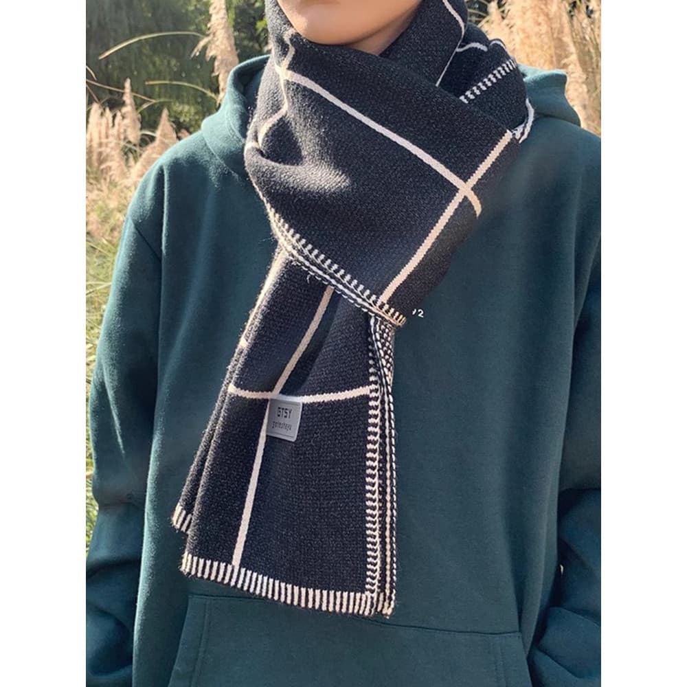 Cachecol masculino inverno estilo coreano 2022 novo estilo enviar namorado casal cachecol estudante menino presente de a
