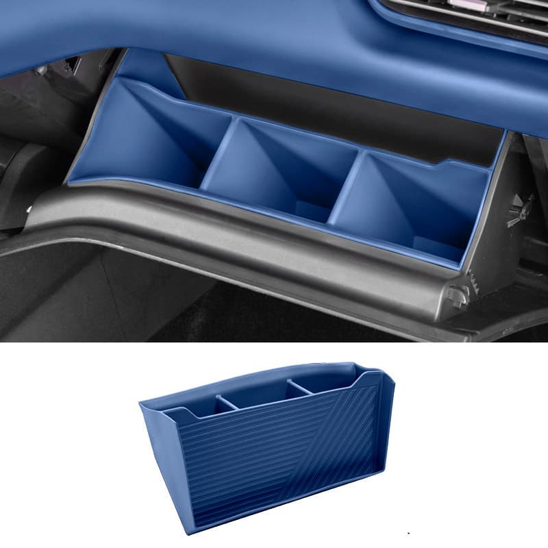Organizador De Caixa De Luva De Silicone Para BYD Seagull/Dolphin Mini Com Compartimentos Divididos Solução De Armazenam