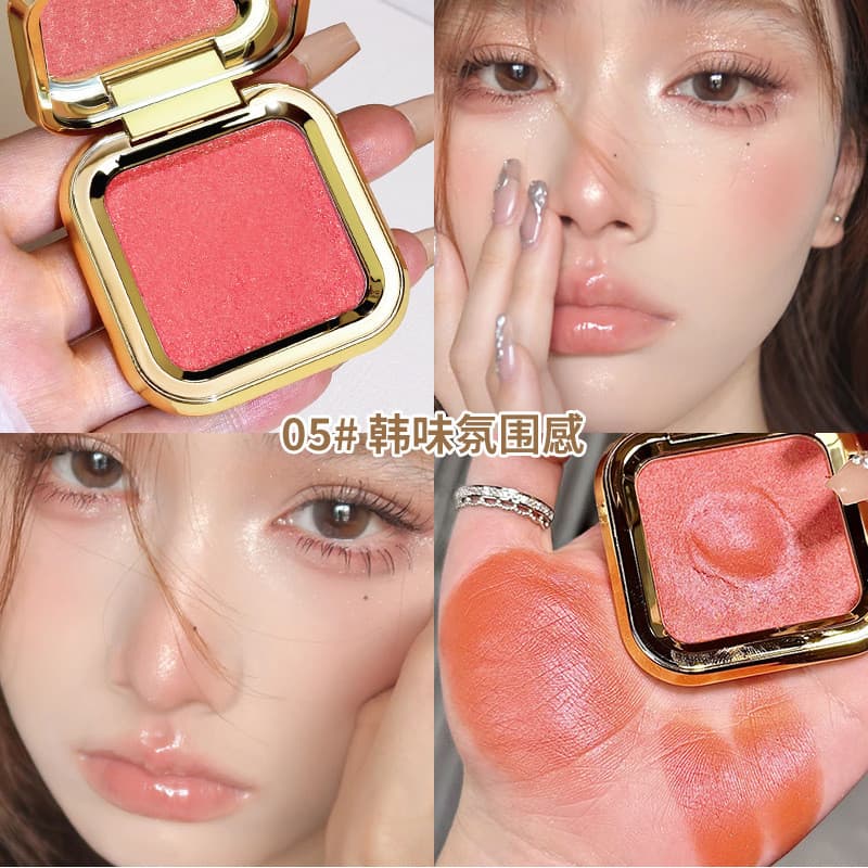 Blush creme Rouge fosco perolado de longa duração melhorar a tez contorno Facial purê de batatas névoa tridimensional