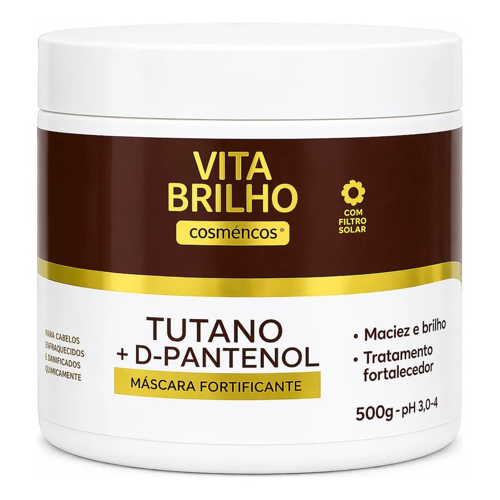 Máscara Capilar Tutano + D Pantenol Ultra Fortalecedor 500g
