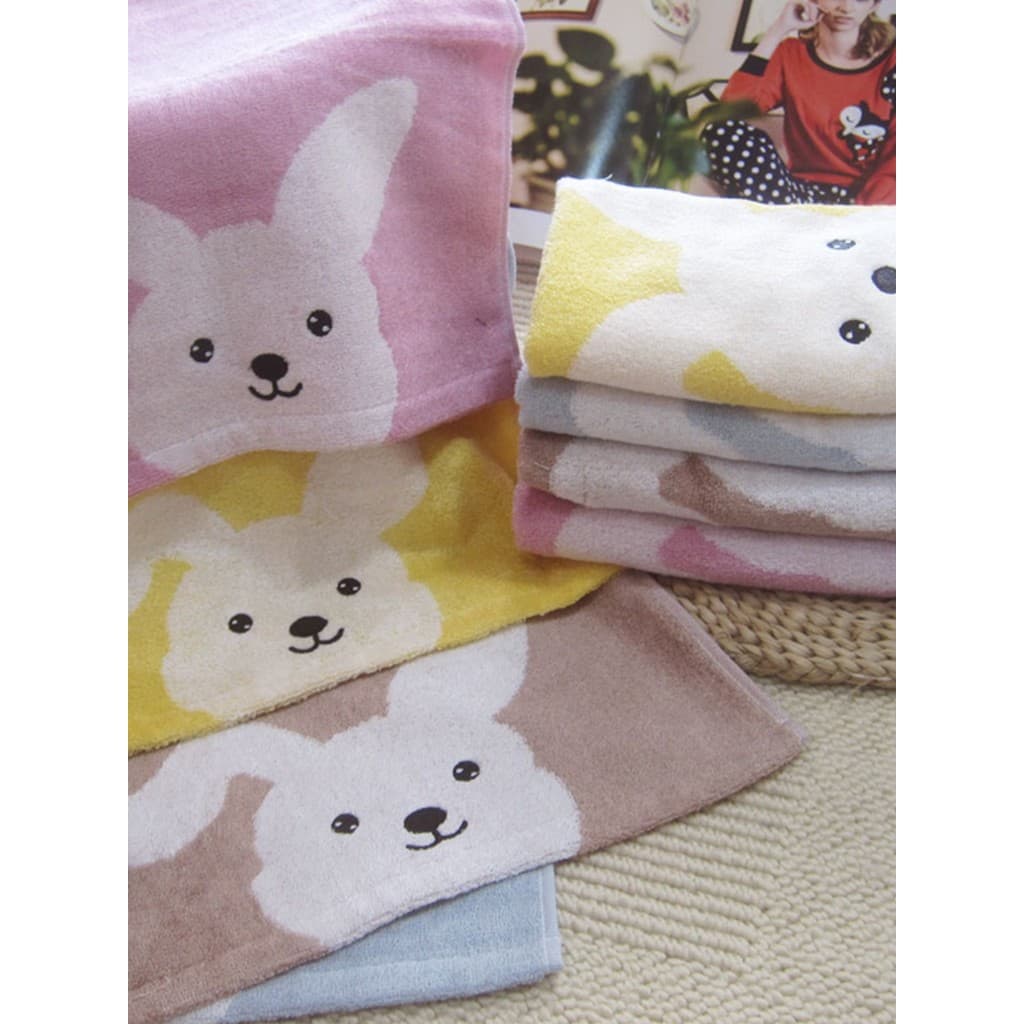 Genuíno Oria fibra de bambu High-End dos desenhos animados Jacquard toalha de limpeza crianças toalha quadrada toalha de