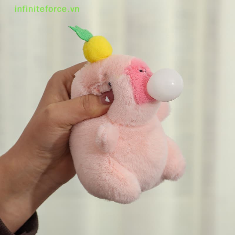 [Invn] Chaveiro De Pelúcia De Capivara De Desenho Animado Pingente De Boneca De Brinquedo Mochila Decoração Suspensa [EN