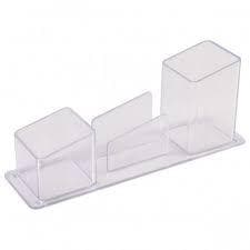 Porta Lapis Clips E Lembrete Cristal - Dello