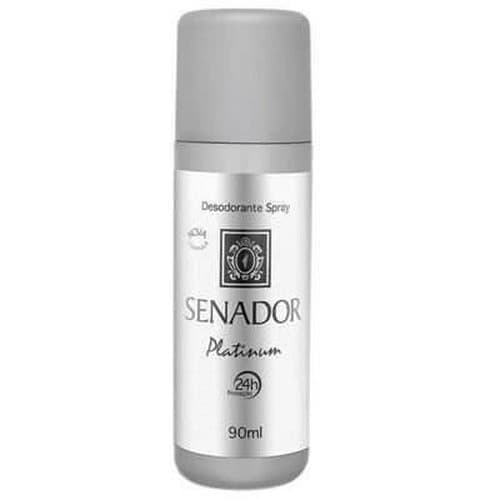 Desodorante Senador Spray 90ML Platinum