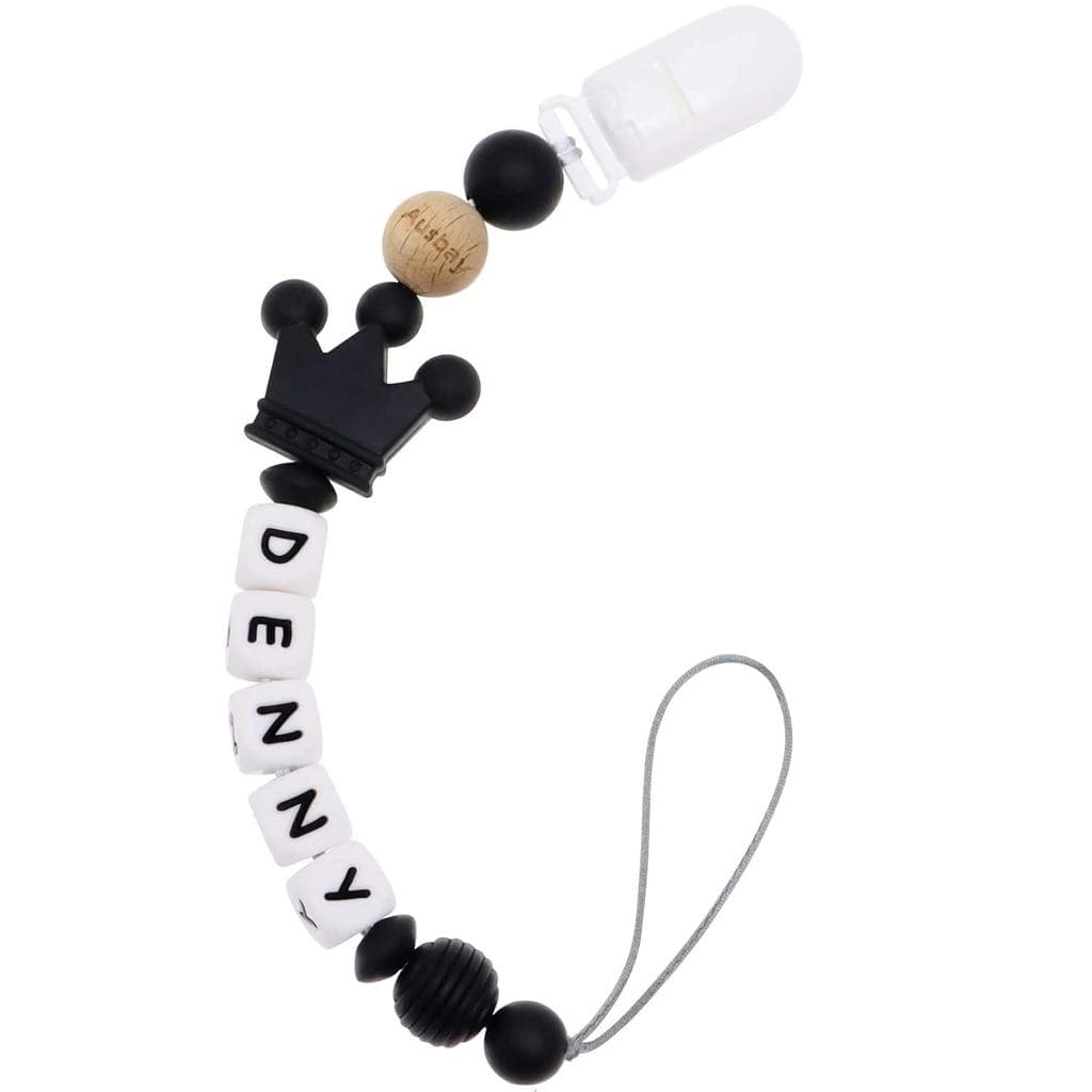 Prendedor de Chupeta Personalizado com Nome, Prendedores de Chupeta Personalizados para Meninos e Meninas, Presentes Per