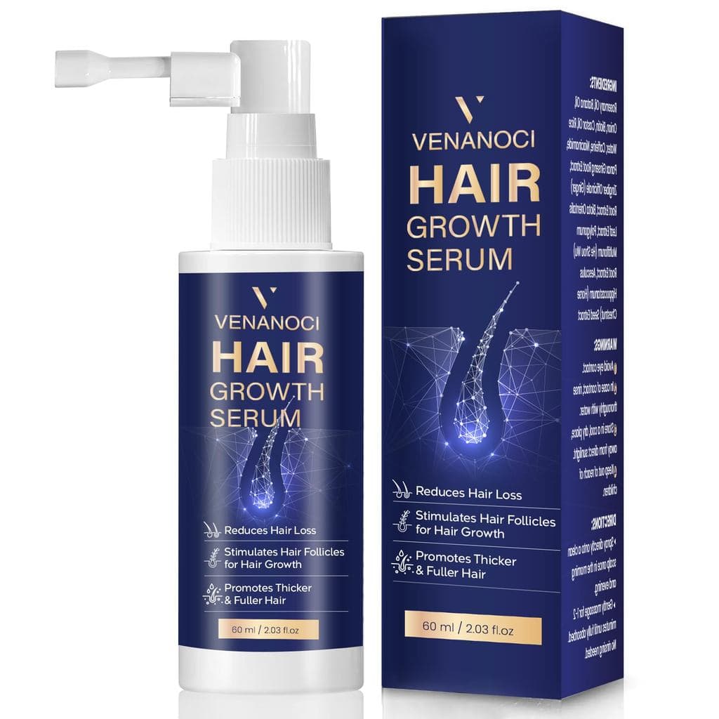 Spray de Óleo para Crescimento Capilar VENANOCI: Essência natural para crescimento capilar contendo alecrim e biotina -