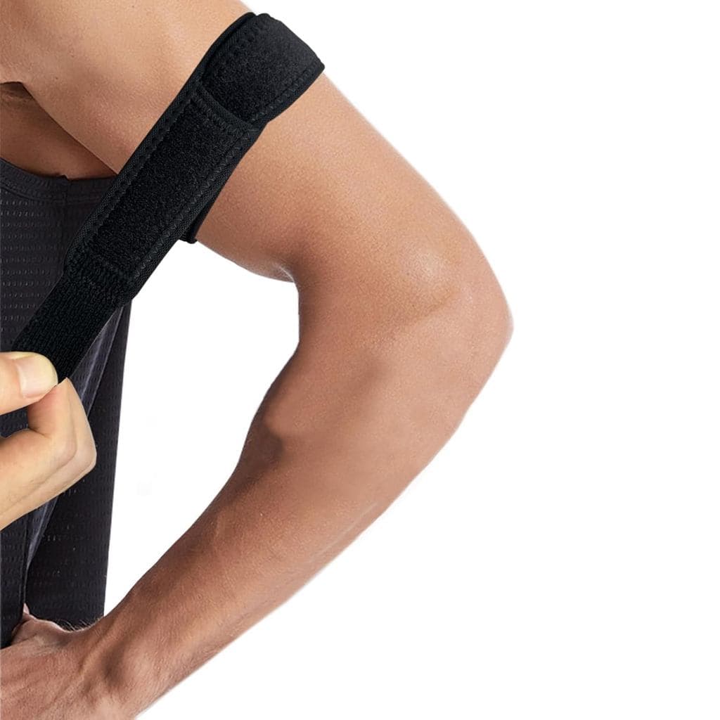 Suporte Elástico para Braço Superior para Tratamento de Tendinite, Lesões, Alívio de Inchaço, Lesões Musculares, Ruptura