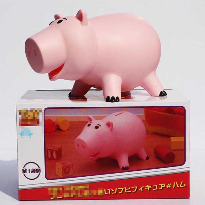 20cm Toy Story 4 Hamm Piggy Bank Caixa De Moedas De Porquinho Rosa Poupe Dinheiro Figuras De Ação Em PVC Coleções De Bon