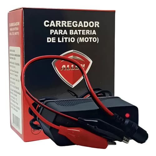 Carregador Para Bateria De Moto Litio Bivolt 12/14v Skyrich LIX5L LIX7L LIX9 LIX14