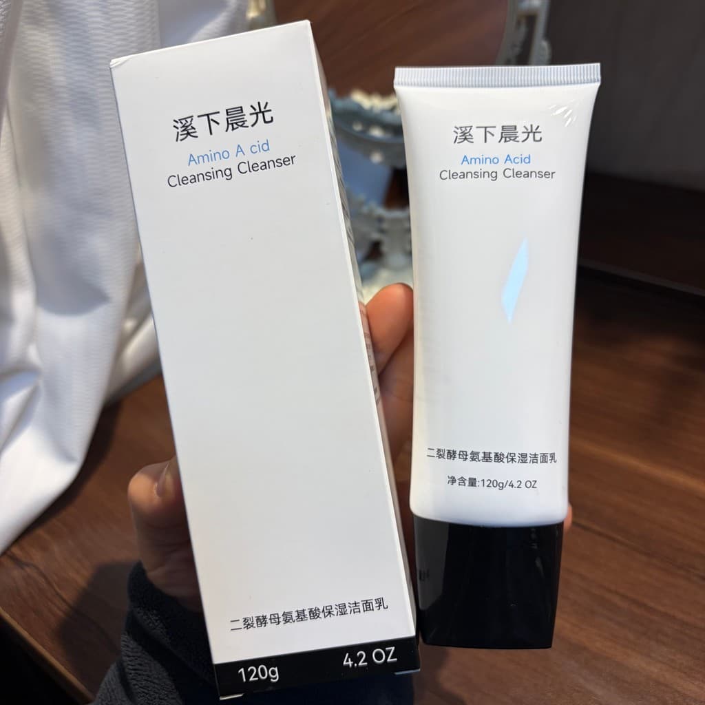 Super fácil de usar Xixia Chenguang Camélia Aminoácido Limpador Facial 120g Limpeza Profunda Controle de Óleo Limpeza Hi