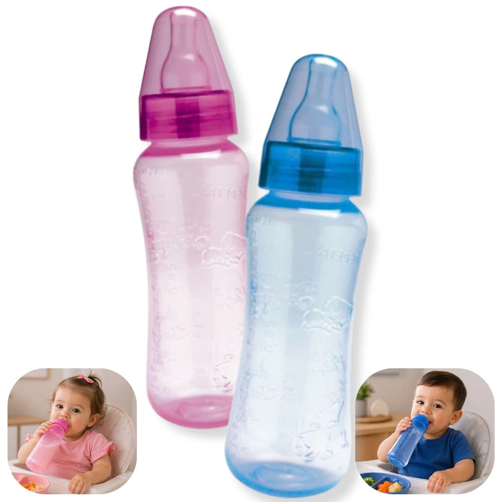 Mamadeira Convencional Anatômica 240ml Com Bico