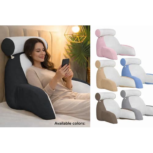 Encosto Ortopédico Para Cama E Sofá  Apoio Para Costas Conforto Almofada